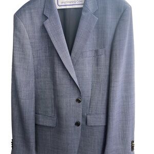 HUGO BOSS mens Sports Jacket IN PATTERNED STRETCH virgin WOOL size 42​​​​